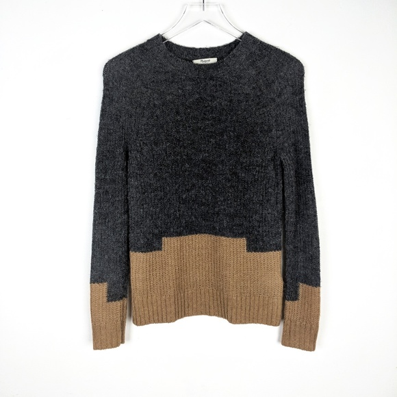 Madewell Sweaters - Madewell Colorstep Alpaca Blend Sweater Size XS